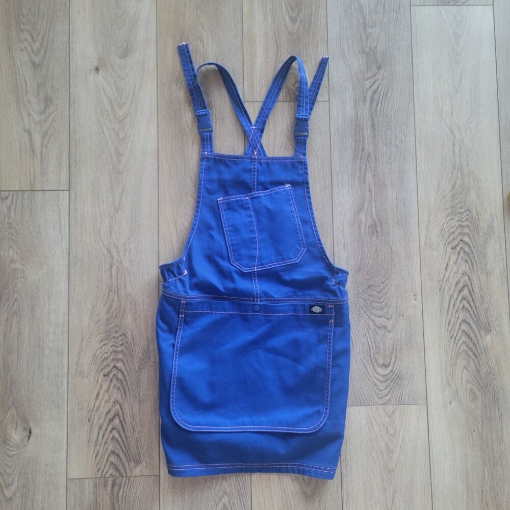 Small Blue Dickies Urban Outfitters Overall Cargo Dress